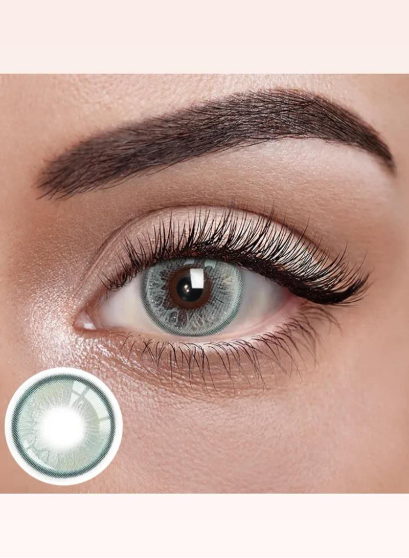 يونيبلينغ عدسات  لاصقة ملونة مونليت الازرق (سنوية) - Image 1