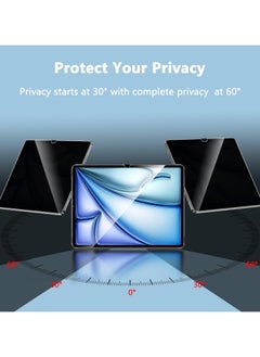 General Privacy Screen Protector Compatible with iPad Air 13 Inch (M2) 2024/ iPad Air 6th Generation, Anti-Spy 9H Tempered Glass, Anti-Scratch, Bubbles Free  - Image 5