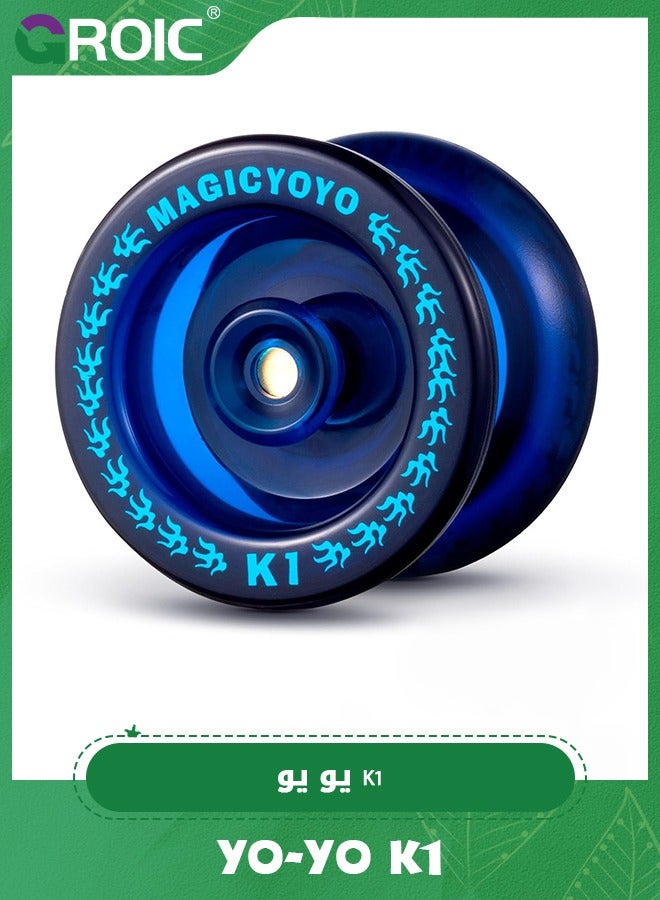 GROIC K1 Yoyo Responsive Yoyo for Kids, Yoyo Professional Fingerspin Trick, Dual Purpose Yo yo,Yoyo for Finger Spin Tricks Intermediate Play - Image 1