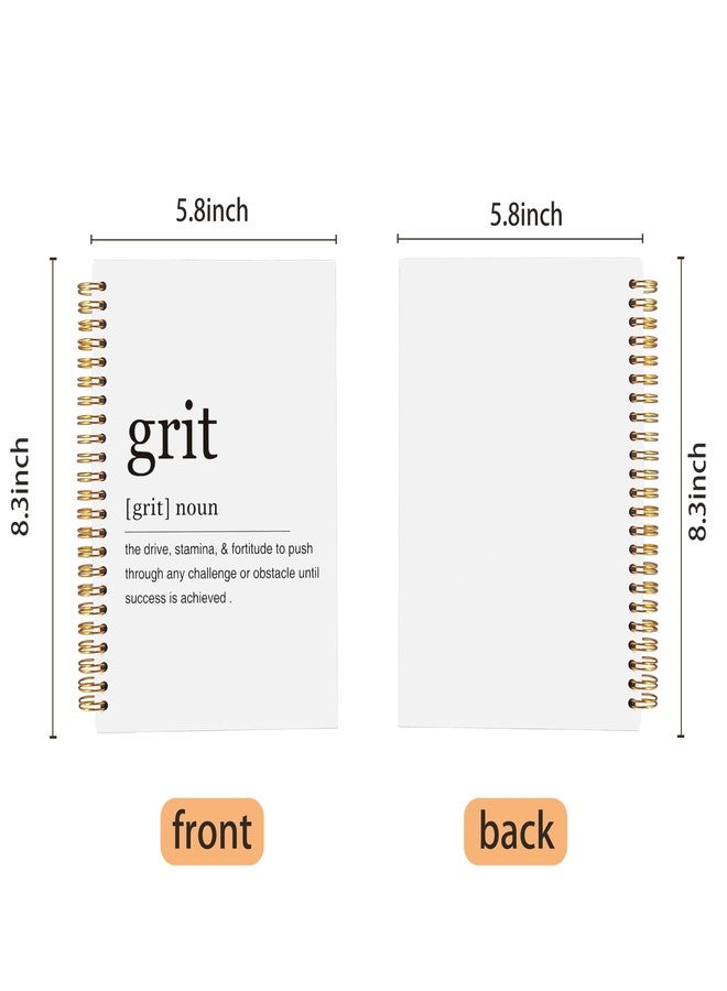 Ecezatik Inspirational Spiral Notebook,Inspirational Journal,Inspirational Journal for Women Men Writing,Grit Spiral Notebook 8.3×5.5 Inch - Image 5