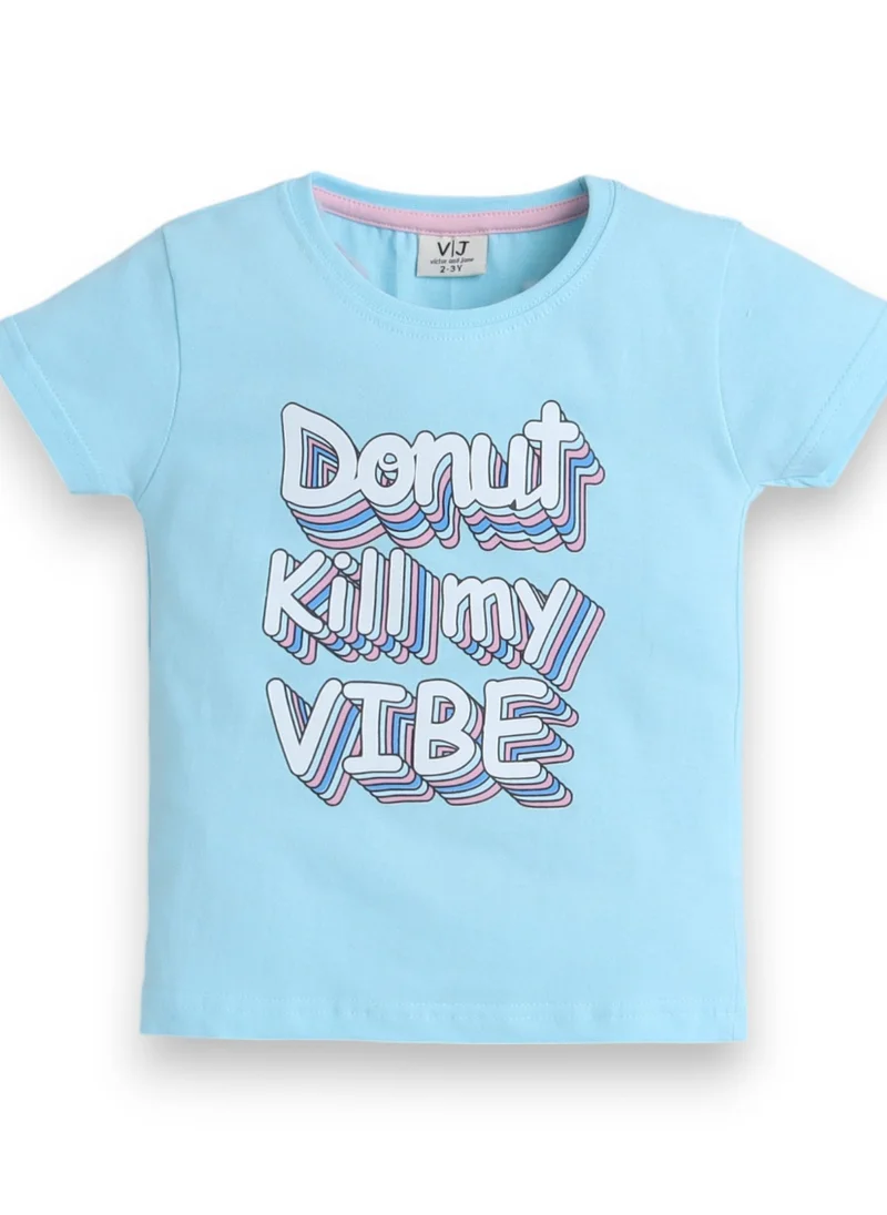 victor and jane Victor and Jane - Printed T-shirt and Pyjama Set