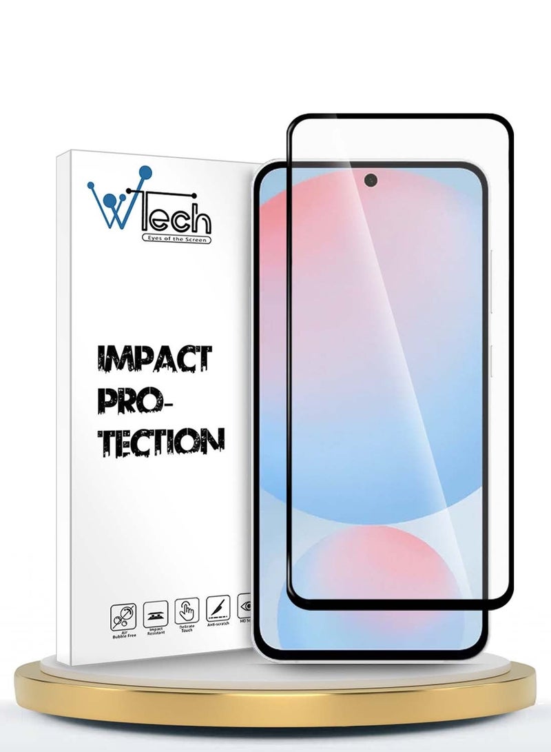 CHAPPELINE Samsung Galaxy A56 5G 2025 / Samsung Galaxy A36 5G 2025 AIRBAG CASE Series Premium Transparent Airbag Shockproof Anti-Yellowing with Free Iron Plate Case Cover - Clear & Samsung Galaxy A56 5G 2024 Premium E2E Series Full Glue Full Cover Tempered Glass Screen Protector - Clear/Black Bundle - Image 3