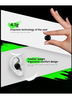 Realfit GoPods E5 TWS Wireless Earphone 20H Playback Mini Bluetooth Wireless Earbuds With Mic Smart Control IPX4 Water Resistant Black  - Image 3