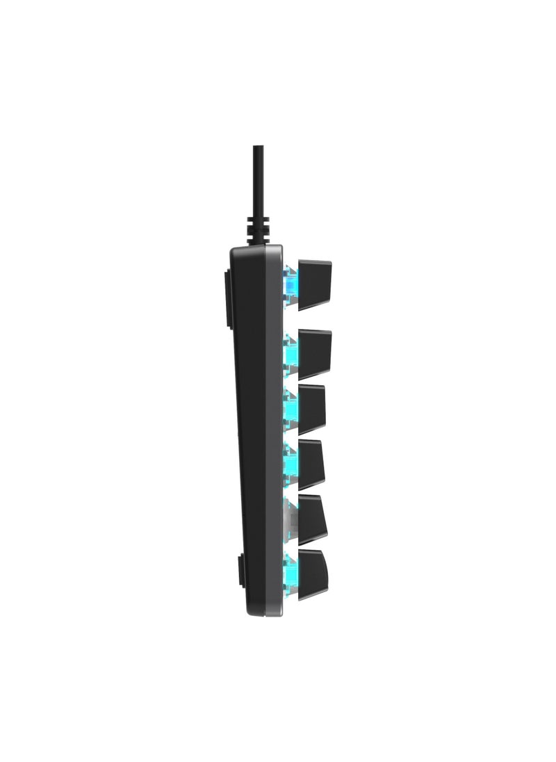 Altec Lansing - ALGK8404 Wired Gaming Keyboard Blue Switch - Image 1