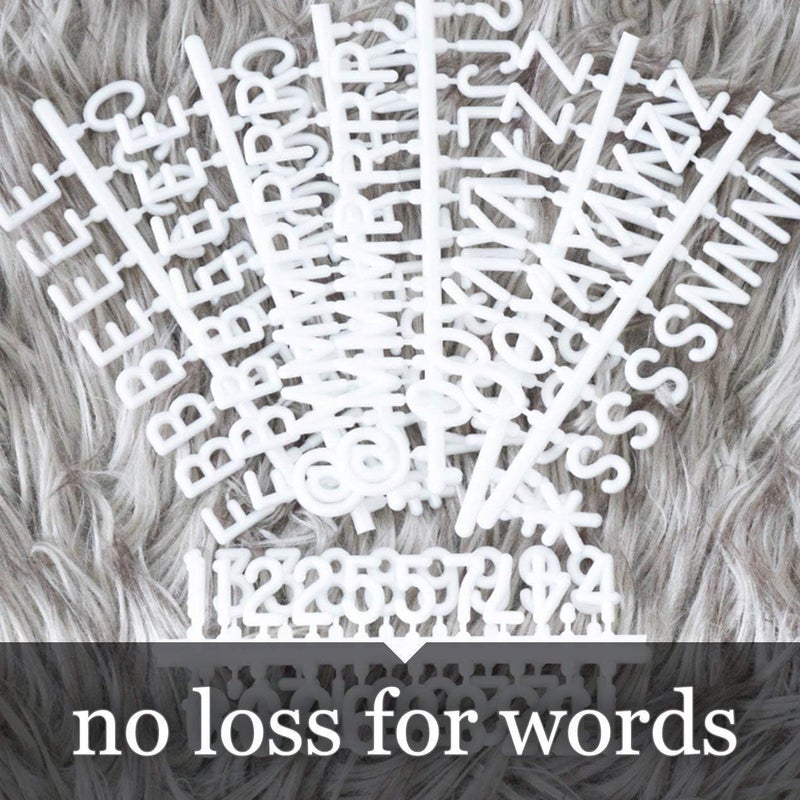 Womdee Felt Letter Board - 690 Letters, Bonus Cursive Words, 10X10 Board With Stand, Sorting Tray, Wall Mount, Gift Box - Image 4