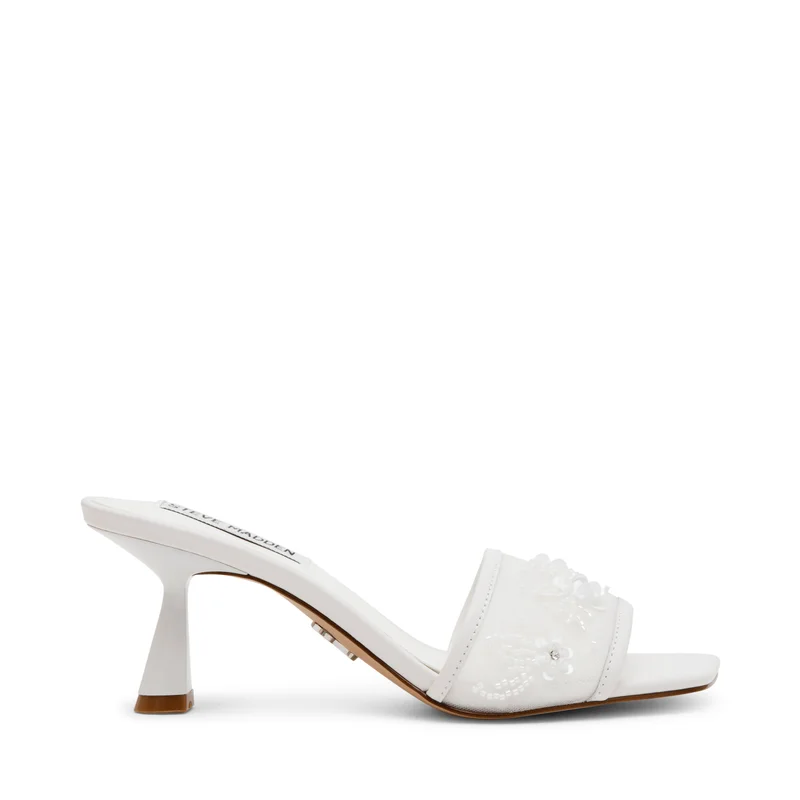 ستيف مادن In-Bloom Ivory Women's Sandals