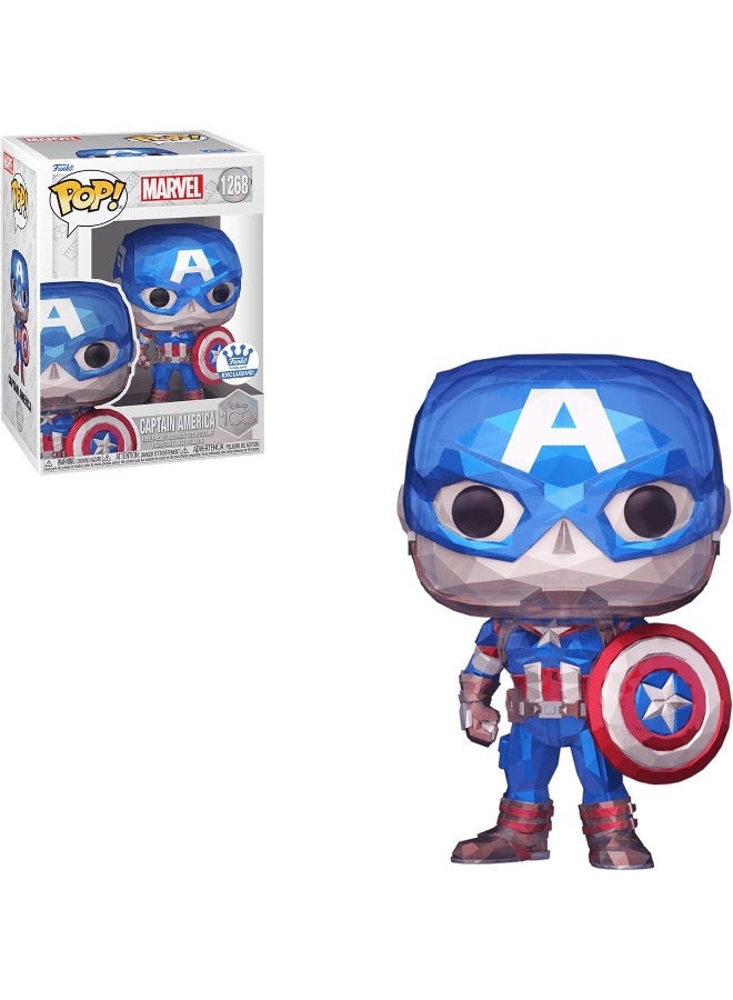 Funko Pop! The Avengers - Captain America (Facet) Disney 100th Exclusive - Image 1