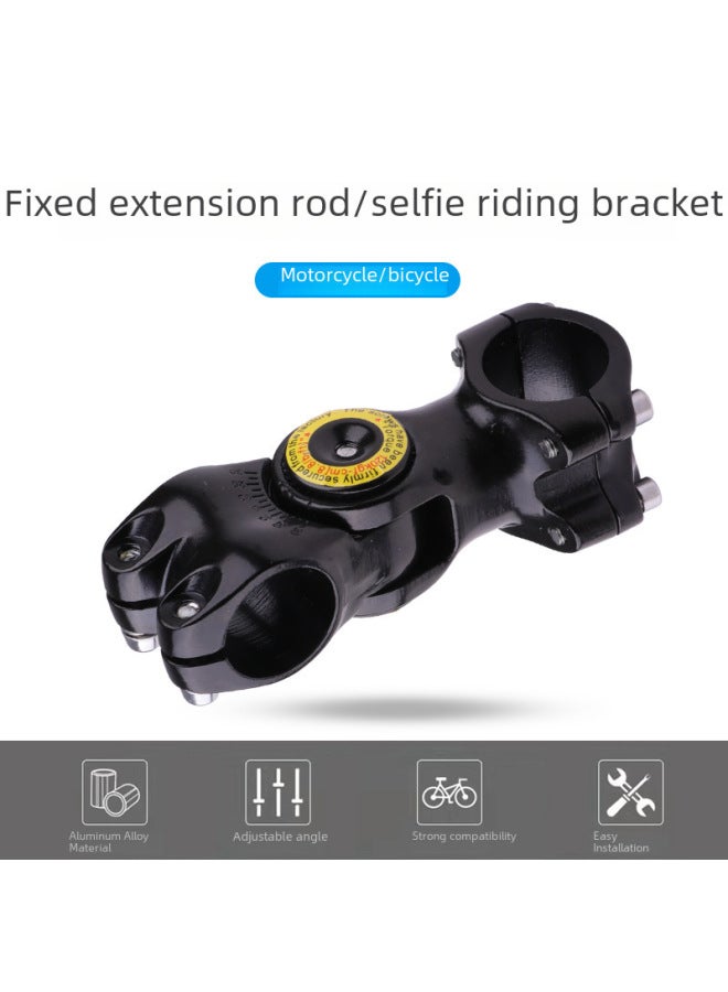 Generic Suitable For Insta360onex2/x3 Motorcycle Bracket Mountain Bike Handlebar Upgrade Follow-up Fixing Bracket-Color:Upgraded Pipe Clamp  - Image 3