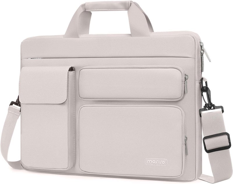 Laptop Shoulder Bag for 13-14 Inch Laptops - Stone Gray - Image 1