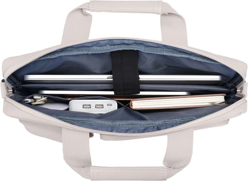 Laptop Shoulder Bag for 13-14 Inch Laptops - Stone Gray - Image 3