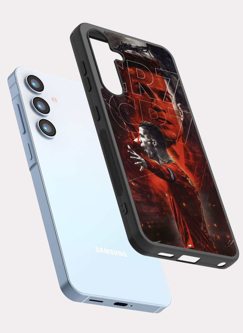 بكسلات كفر سامسونج جالكسي ايه 55 كرستيانو رونالدو احمر - Image 2