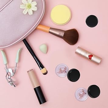 WUERQIE Pack of 100 Containers 5 ml Empty Containers Mini Clear Jar Sample Transparent Cream Glass Cosmetic Bottle Containers - Image 4