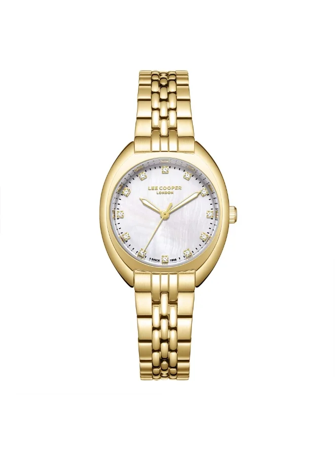 لي كوبر ساعة يد نسائية معدنية بعقارب . -  مم