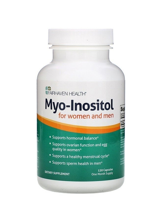 fairhaven health Myo-Inositol Dietary Supplement 120 Capsules