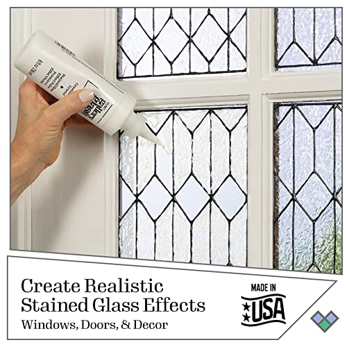 Gallery Glass Privacy Window PROMOGGPW22, Stained Glass Pattern Pack for DIY Arts and Crafts, Perfect for Beginners and Artists, 8 Ounces, 4 Piece - Image 4