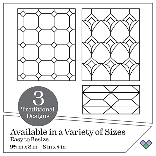 Gallery Glass Privacy Window PROMOGGPW22, Stained Glass Pattern Pack for DIY Arts and Crafts, Perfect for Beginners and Artists, 8 Ounces, 4 Piece - Image 3