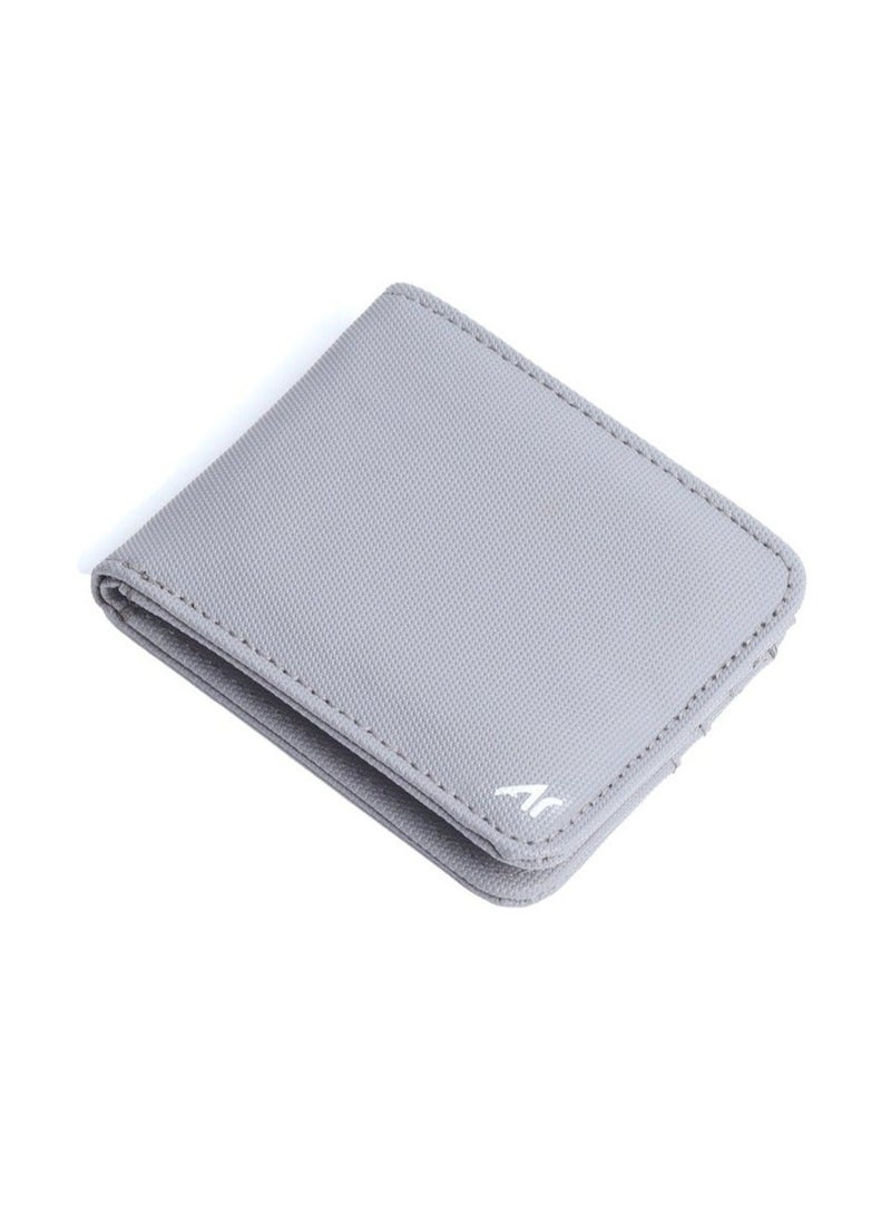 Ar supply Ar Alfa Pro by Arij Bags | Wallet, Water-Resistant Fabric, 8 Card Slots, Main Cash Pocket, Slim Pocket Design (11 × 8 cm) (Grey) - Image 3