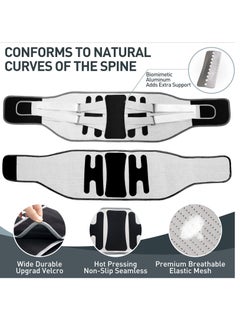 KASTWAVE Back Brace with 8 support belts for Lower Back Pain Relief, Back Support Belt for Women & Men, Breathable Lumbar Support Brace for Work, Lower Back Brace for Herniated Disc, Sciatica, L  - Image 3