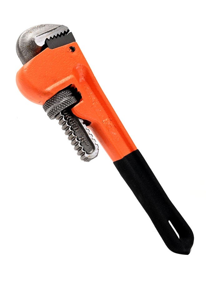 LAWAZIM Pipe Wrench - 12inch / 300mm Orange -Heavy Duty Adjustable Plumbing Wrench with Serrated Jaws and Non-Slip Handle -for Pipe Repairs, Maintenance, Installation, Workshop Use, & Home Improvement - Image 3