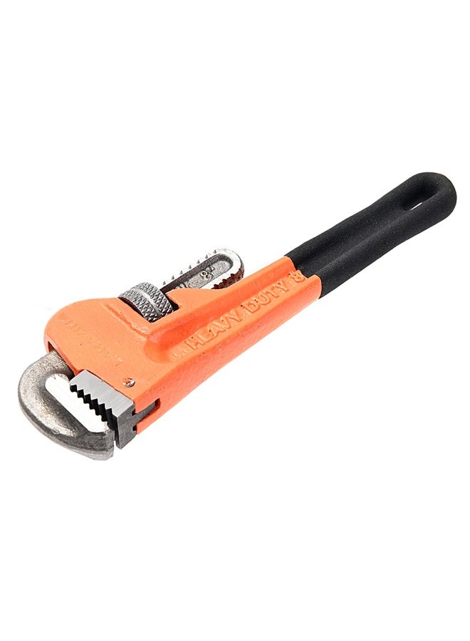 LAWAZIM Pipe Wrench - 12inch / 300mm Orange -Heavy Duty Adjustable Plumbing Wrench with Serrated Jaws and Non-Slip Handle -for Pipe Repairs, Maintenance, Installation, Workshop Use, & Home Improvement - Image 1