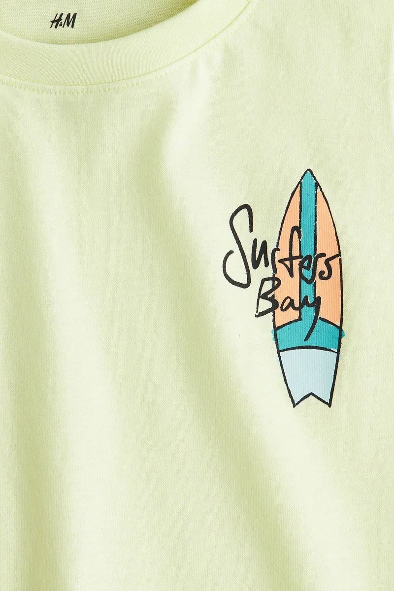 اتش اند ام بلوزة فيست مطبوعة