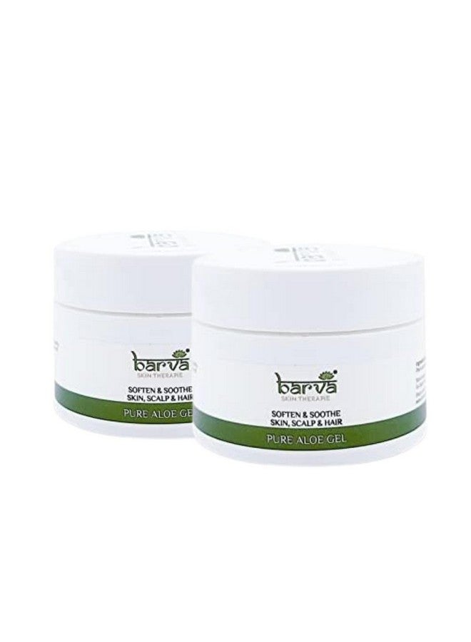 بارفا جل الصبار النقي يناسب جميع أنواع البشرة والشعر، ينعم ويهدئ فروة الرأس والشعر (عبوة من 2) 50 مل. - Image 1