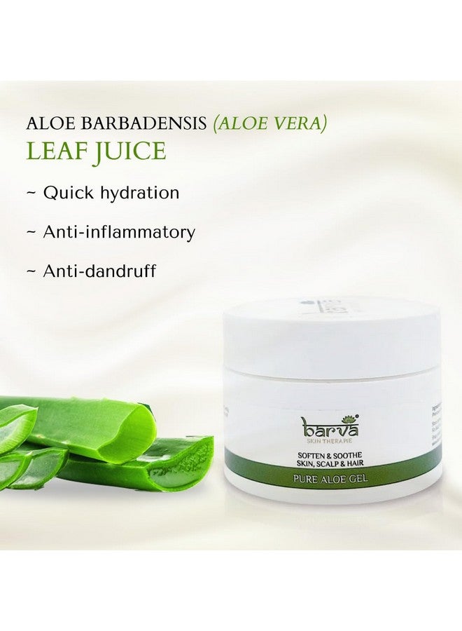 بارفا جل الصبار النقي يناسب جميع أنواع البشرة والشعر، ينعم ويهدئ فروة الرأس والشعر (عبوة من 2) 50 مل. - Image 3