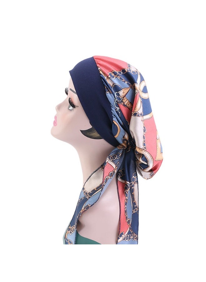 ISI 2 Pieces Comfortable Classic Long Scarf Hijab Cap For Women and Girls - Image 5