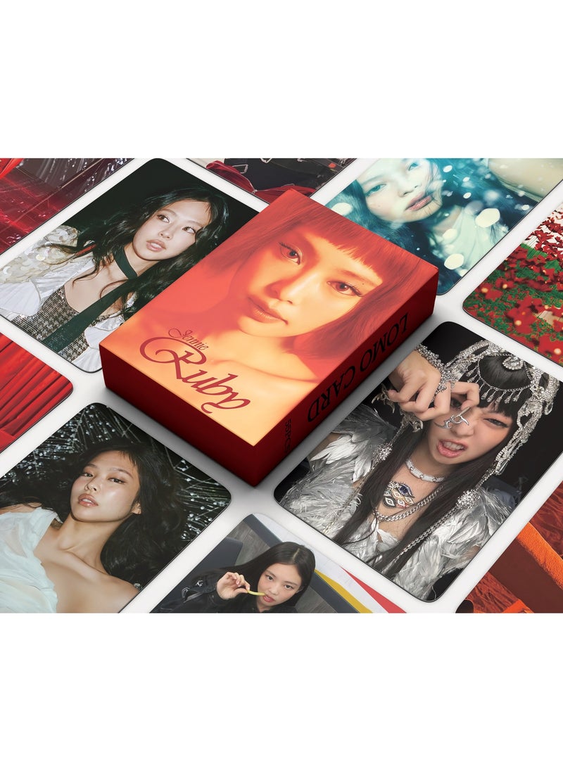 Harse 55 Piece BLACKPINK JENNIE New Single LIKE JENNIE Lomo Card  - Image 1