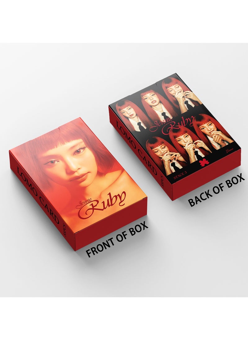 Harse 55 Piece BLACKPINK JENNIE New Single LIKE JENNIE Lomo Card  - Image 4
