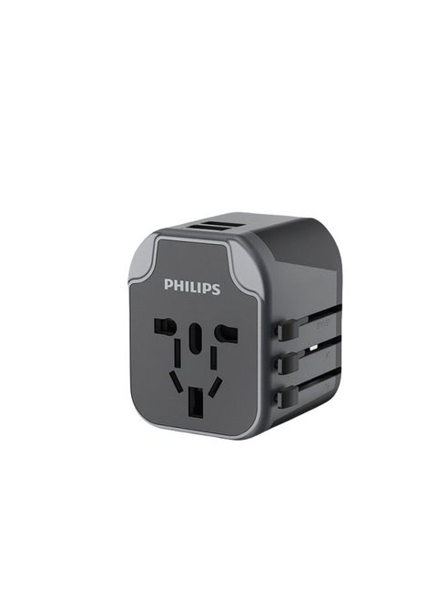 Philips conversion plug with USB universal universal global travel universal socket 1001At