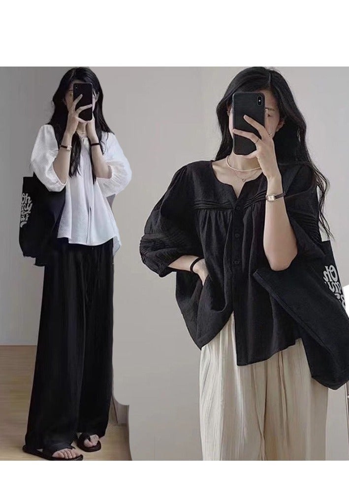 Fashionable Suit, Stylish Short Sleeved Shirt, Summer Outing Two-Piece Set - Image 2