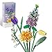 ZIYOSTAR Mini Bricks Flower Bouquet Building Sets Artificial Flowers DIY Unique Decoration Home 534 Pieces Botanical Collection for Ages 618 yrs Old GirlNot Compatible with Lego Set - Image 3