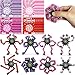 Bailiyake 24 Set Valentines Day Cards for Kids ClassroomFingertip Spinner Sensory Toys with CardsTransformable Chain Robot Fidgets Spinners ToyValentines Party Favors Classroom ExchangeSchool Games Prize - Image 2