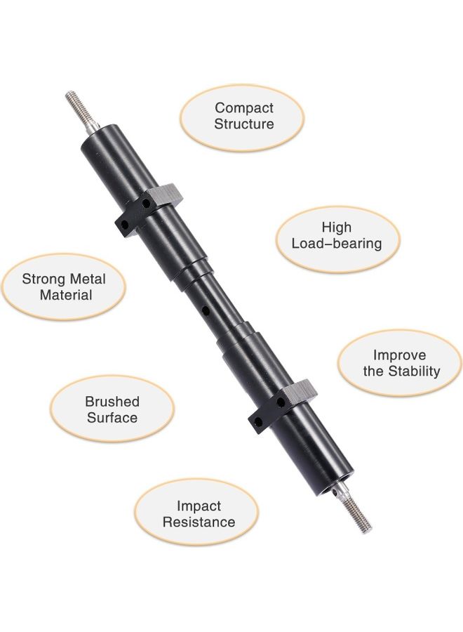 NIBEMINENT Rear Wheel Axle For Tamiya 1/14 RC Tractor Truck Trailer 12cm  - Image 3