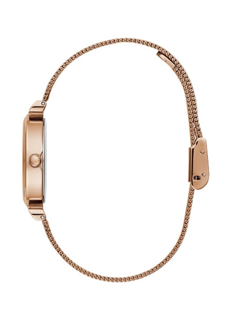 GUESS Women's Array Rose Gold Stainless Steel Bracelet Watch GW0471L3 - 28mm - Image 2