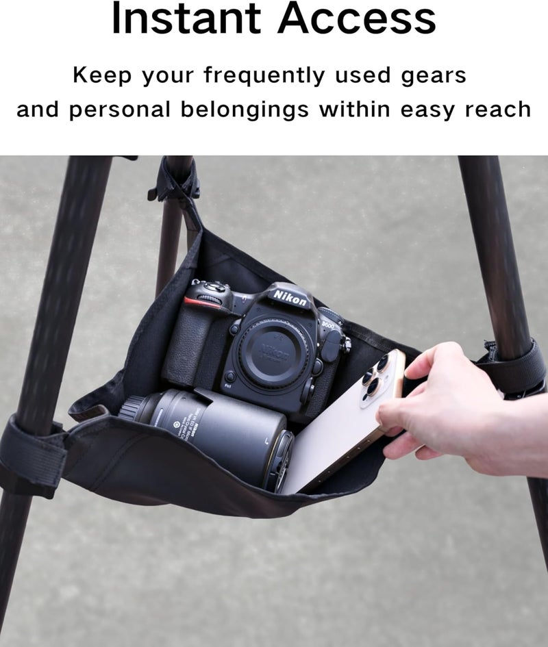 HEIPI Tripod Sand Bag for Tripod Heavy Duty Sandbag Tripod Weight Bag for Photography Hammock Adjustable on The Tripod Legs - Image 5