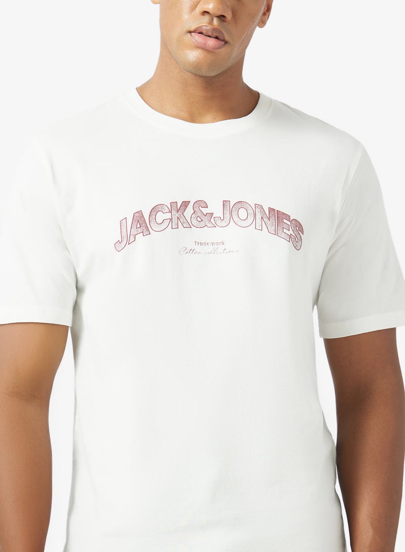 JACK & JONES Casual Regular Fit Crew Neck T-Shirt - Image 3