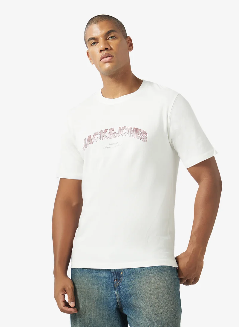 Casual Regular Fit Crew Neck T-Shirt
