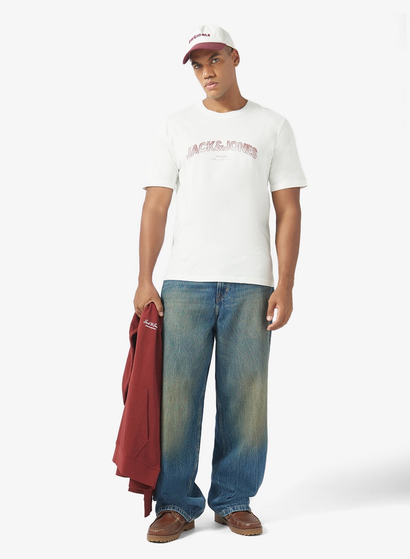 JACK & JONES Casual Regular Fit Crew Neck T-Shirt - Image 4