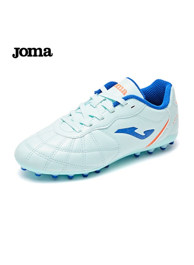 Joma Kids Soccer Shoes Mg Short Studs  New Professional Football Match Training Shoes Light Blue/dark Blue Size 36 - Image 2