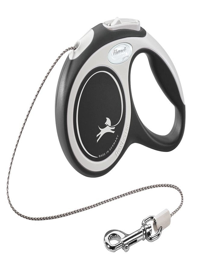 Flexi New Comfort Cord Grey & Black Extra Small 3m Retractable Dog Leash/Lead for Dogs up to 8kgs/18lbs - Image 4