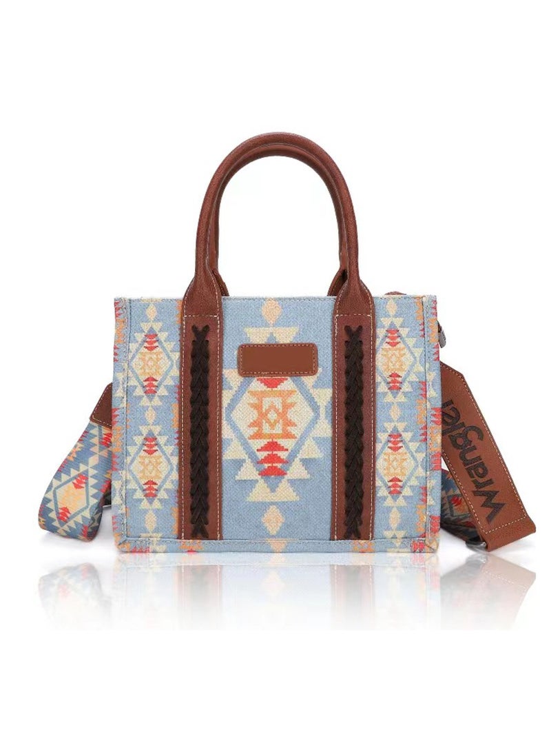 KASTWAVE Tote Bag for Women, Shoulder Bag for Women Weave Bucket Handbag, Boho Shoulder Purses and Handbags - Image 1