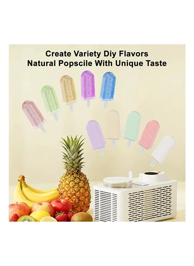 BlueFire Portable Mini Ice Pop Maker Machine – Fast Freezing Desktop Popsicle & Ice Cream Maker | DIY Frozen Treat Maker with Dual Popsicle Molds, AC Adapter & Car Power Cord | Compact Home Ice Cream Machine for Kids & Adults - Image 3