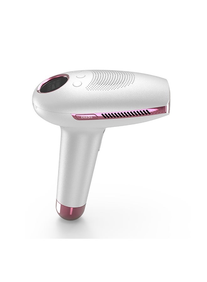 DEESS GP591 Unlimited Flashes Hair Removal Device With Ice Cooling Function, At Home Hair Remover For Women, Permanent Painless Epilator For Arm Leg Back Whole Body,3 Replaceable Lamps(HR+AC+SR) pink