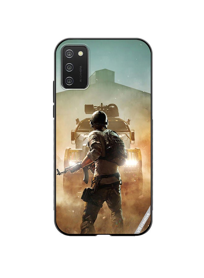 VR CREATIVE Protective Case Cover For Samsung Galaxy A02s Pubg Design Multicolour - Image 1