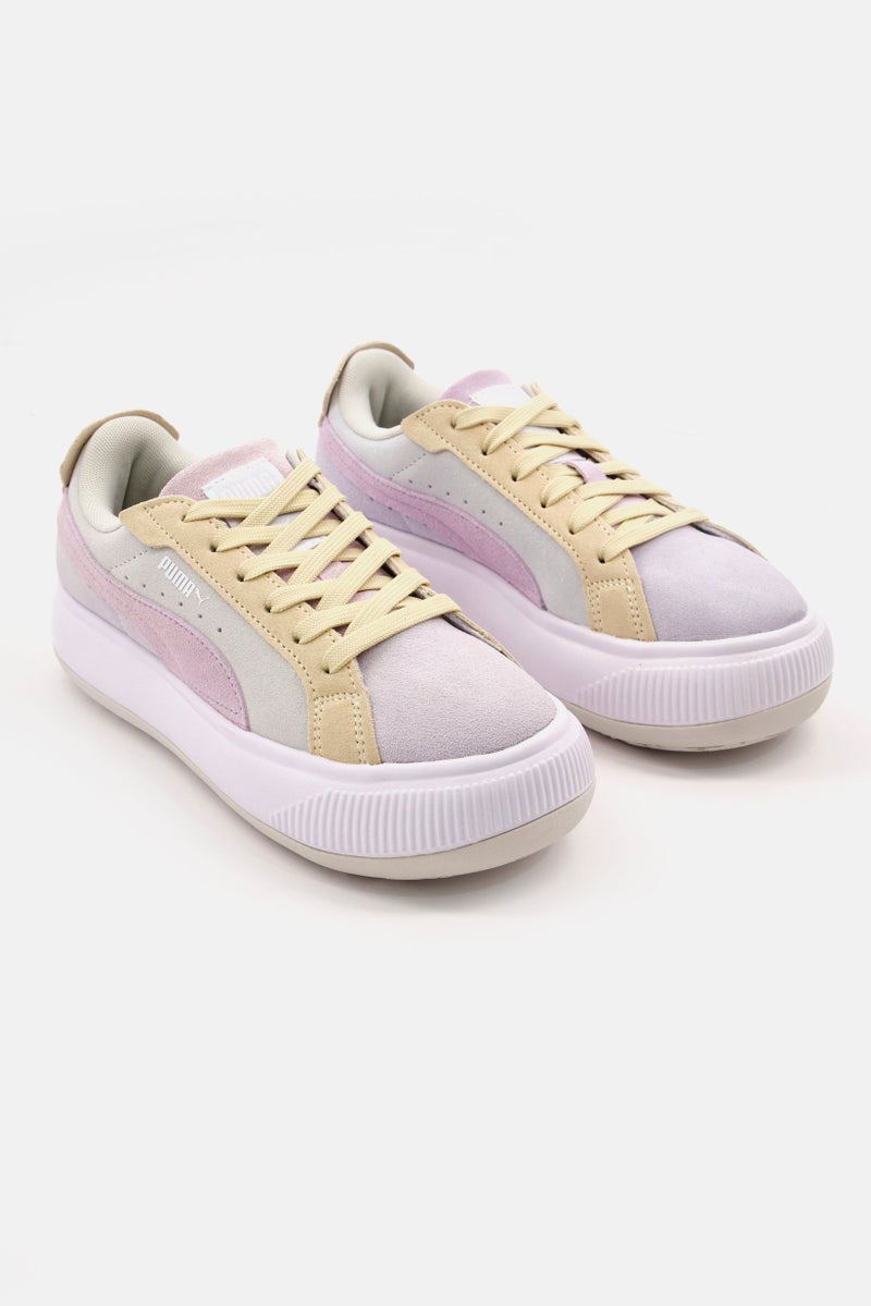 PUMA Women Suede Mayu Raw Lace Up Sports Shoes, Multicolor - Image 1
