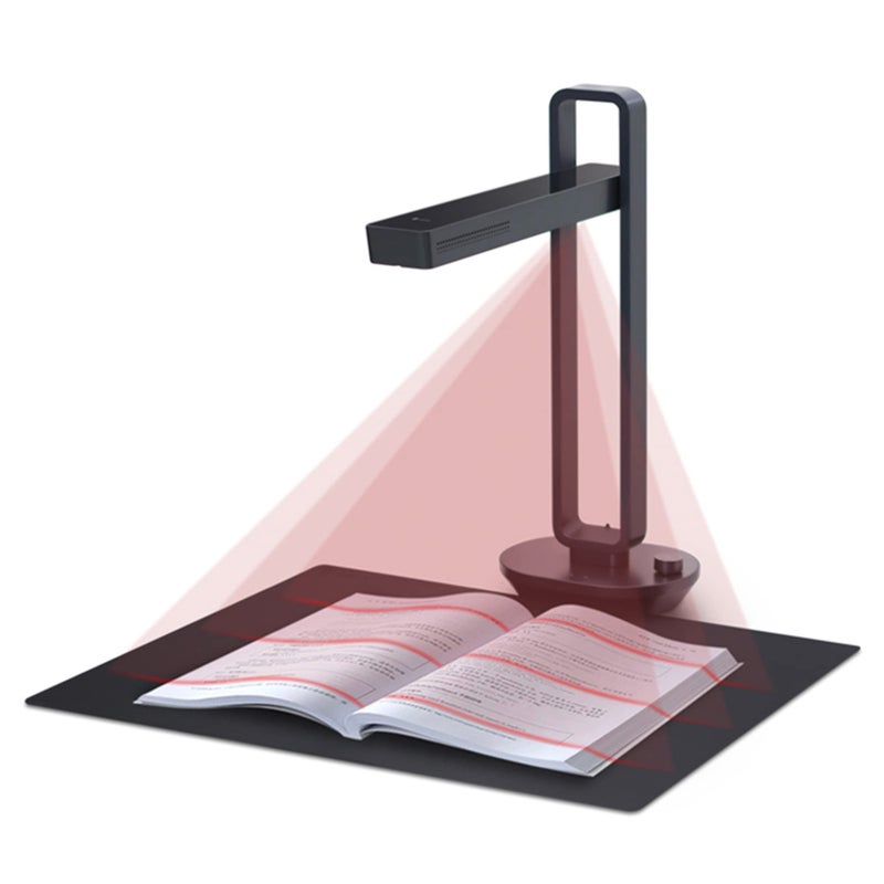 CZUR Aura Pro Portable Book Scanner A3 Document Scanner AutoFlatten Fingerprint Removal Technologies MultiLanguage OCR 90 Foldable for Mac Windows - Image 2