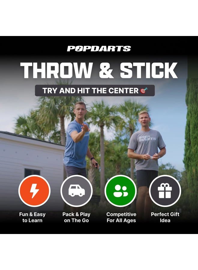 Popdarts مجموعة سواپ توب - إطار واحد، ألعاب لا نهائية. اللعبة المثالية للداخل والخارج لجميع الأعمار - Image 2