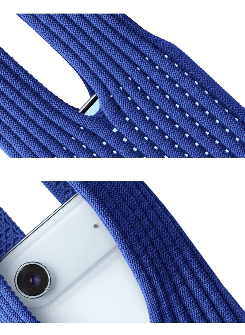 DAEVO Phone Pocket Holder and Mobile Phone Cover with 80 cm Shoulder Strap, 3D Knit Stretch Phone Pouch Crossbody Bag for iPhone and Samsung Galaxy, Soft Elastic Shock Absorbing Mini Phone Accessory - Image 5